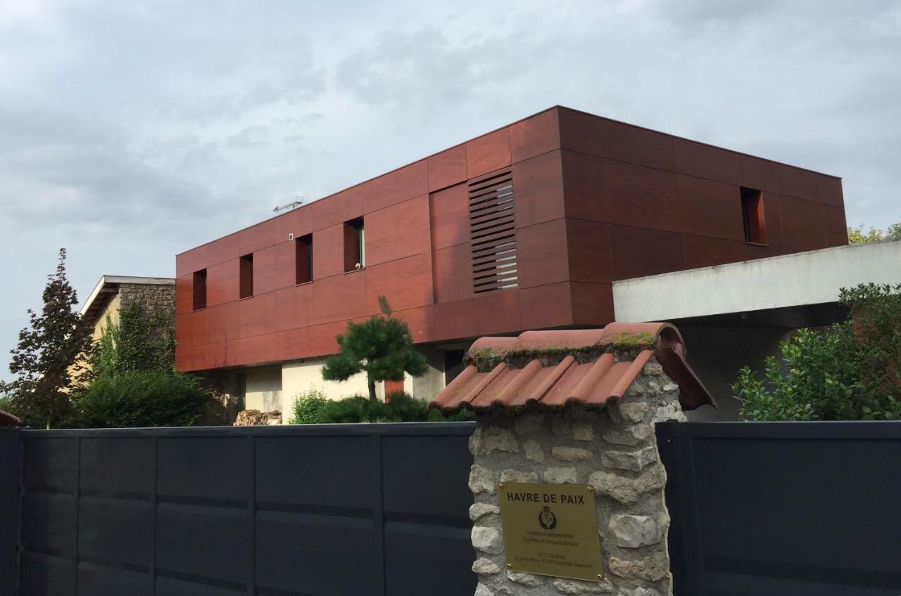 Un Havre De Paix Courcelles-Sapicourt Exterior foto
